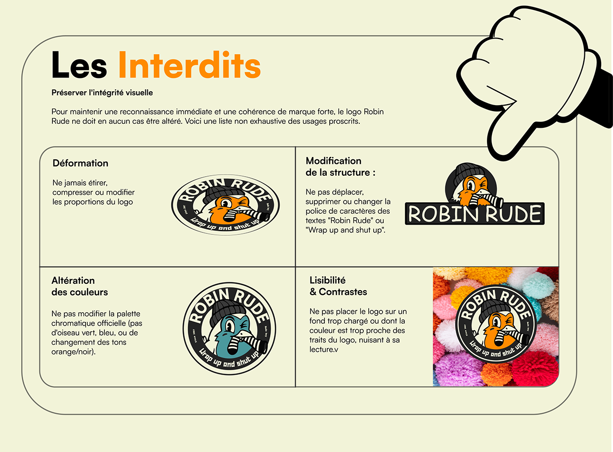 ROBIN RUDE — Visual Identity & Brand Guidelines Image 10