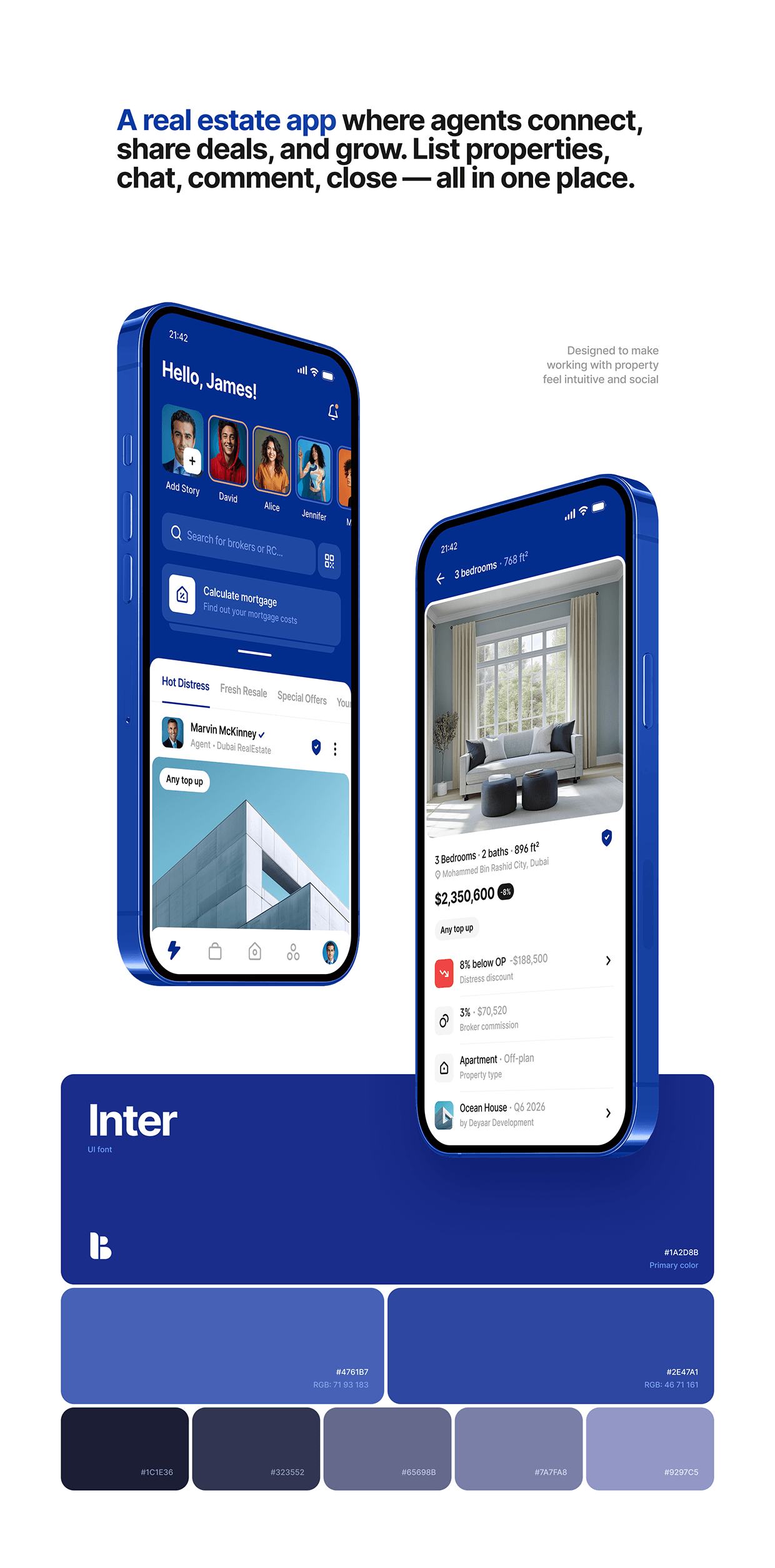 Behomes — Real Estate Mobile App • UX UI Image 0