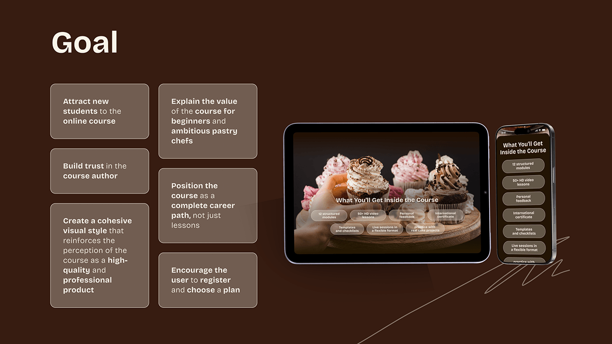 Landing Page CakeCraft Image 2