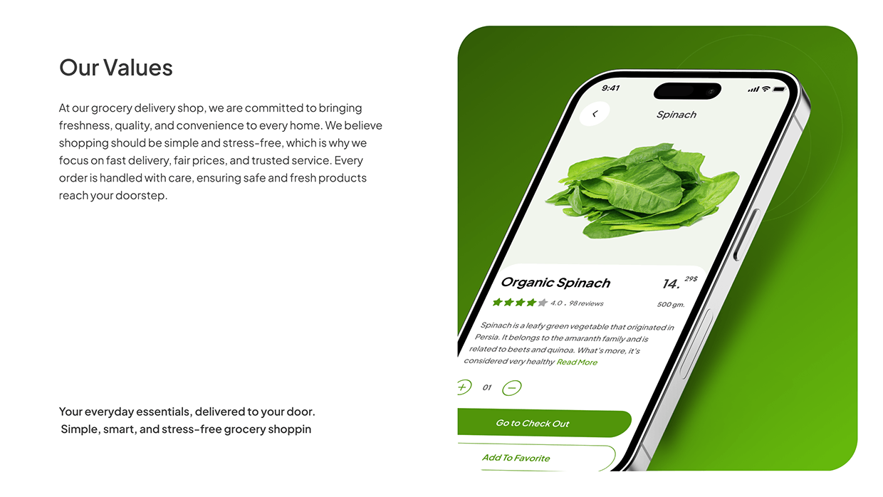 EasyMart | Grocery App UI UX Design | E-commerce Image 4