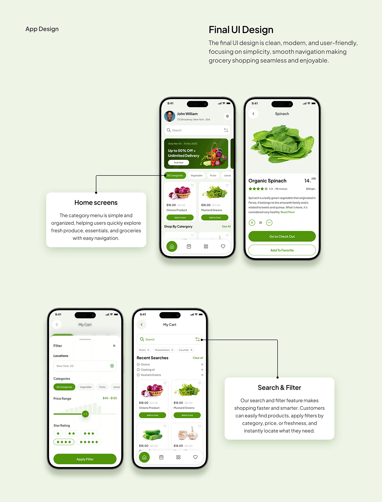 EasyMart | Grocery App UI UX Design | E-commerce Image 9