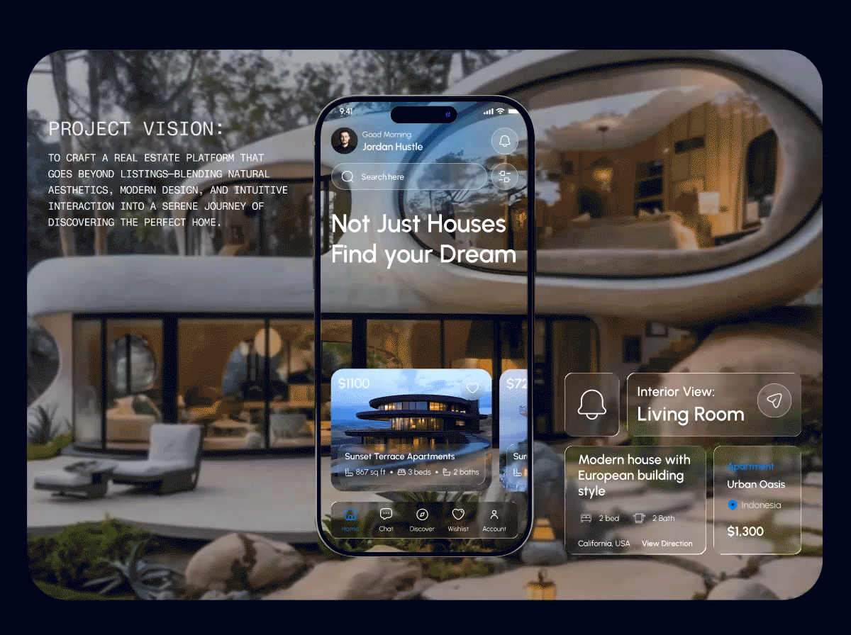 Natura | House Rental App | Modern UI/UX Design Image 2
