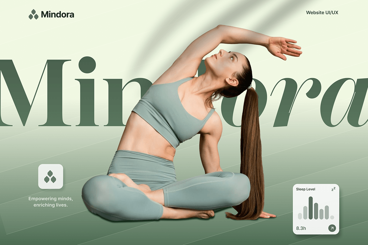 Mindora | Mental Wellness Platform UI/UX Design