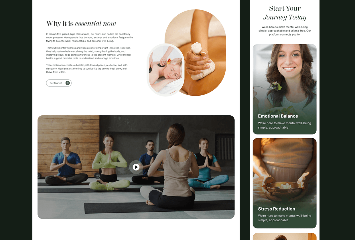 Mindora | Mental Wellness Platform UI/UX Design Image 9