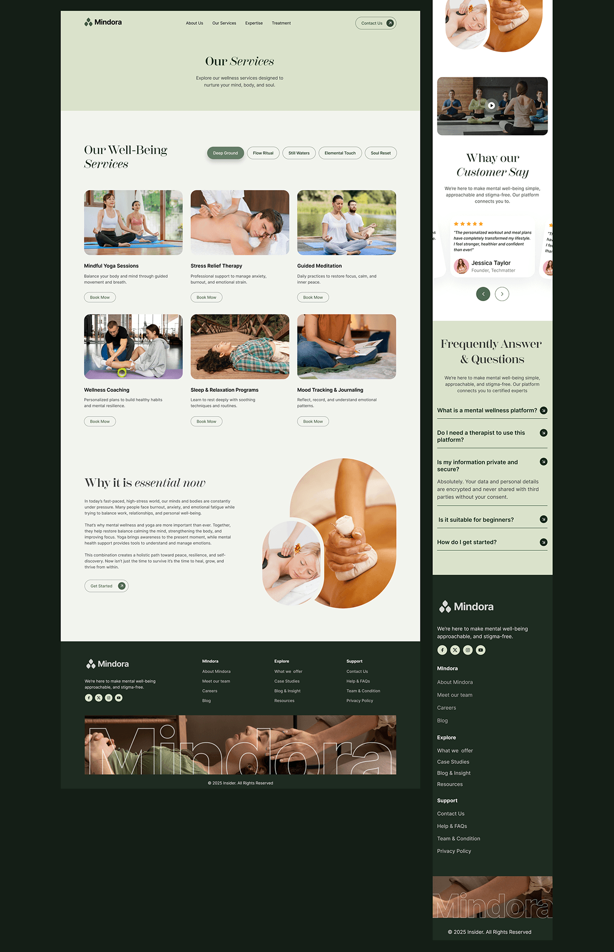 Mindora | Mental Wellness Platform UI/UX Design Image 11