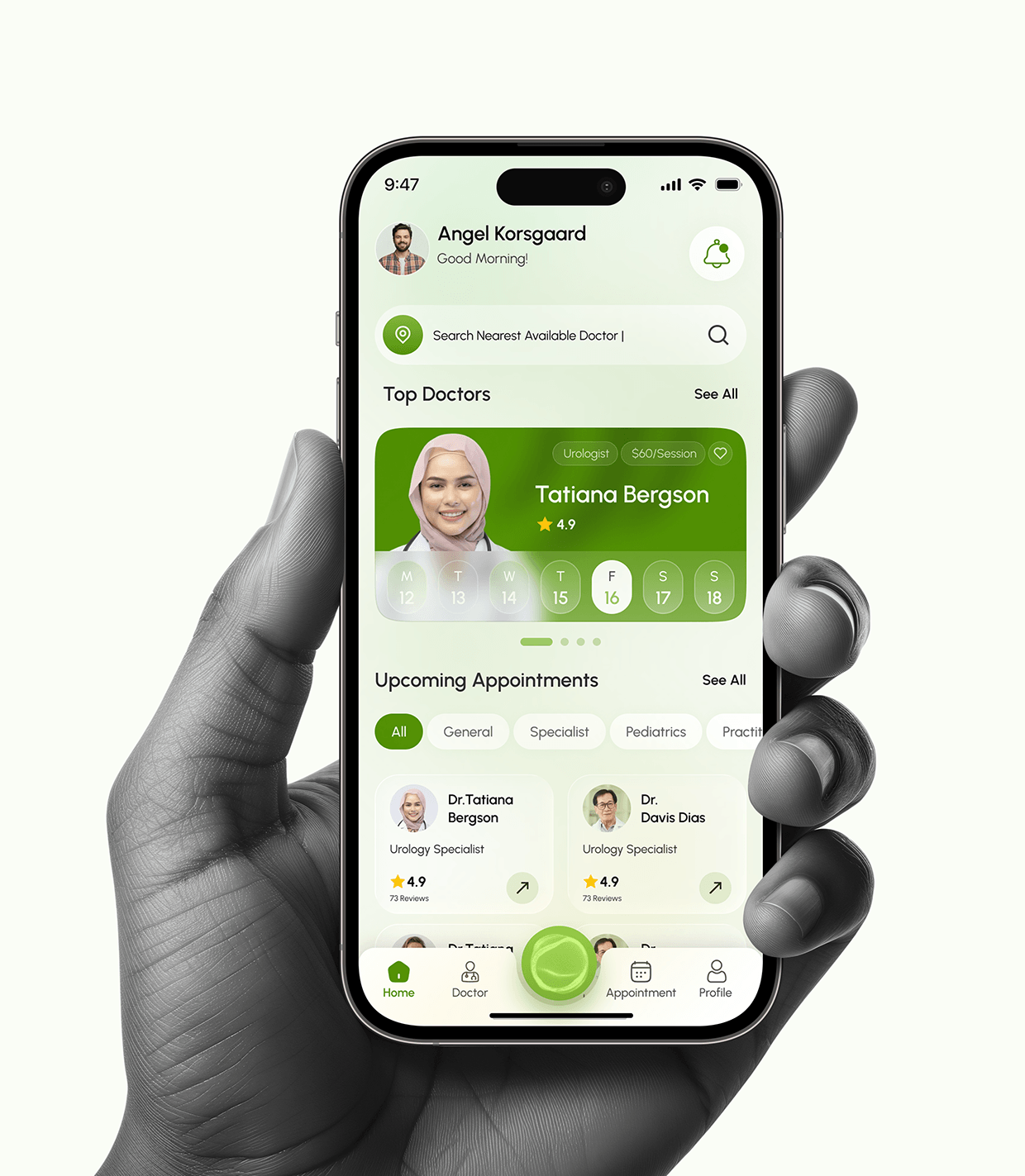 DocNow | AI Doctor Booking App UX Case Study Image 9