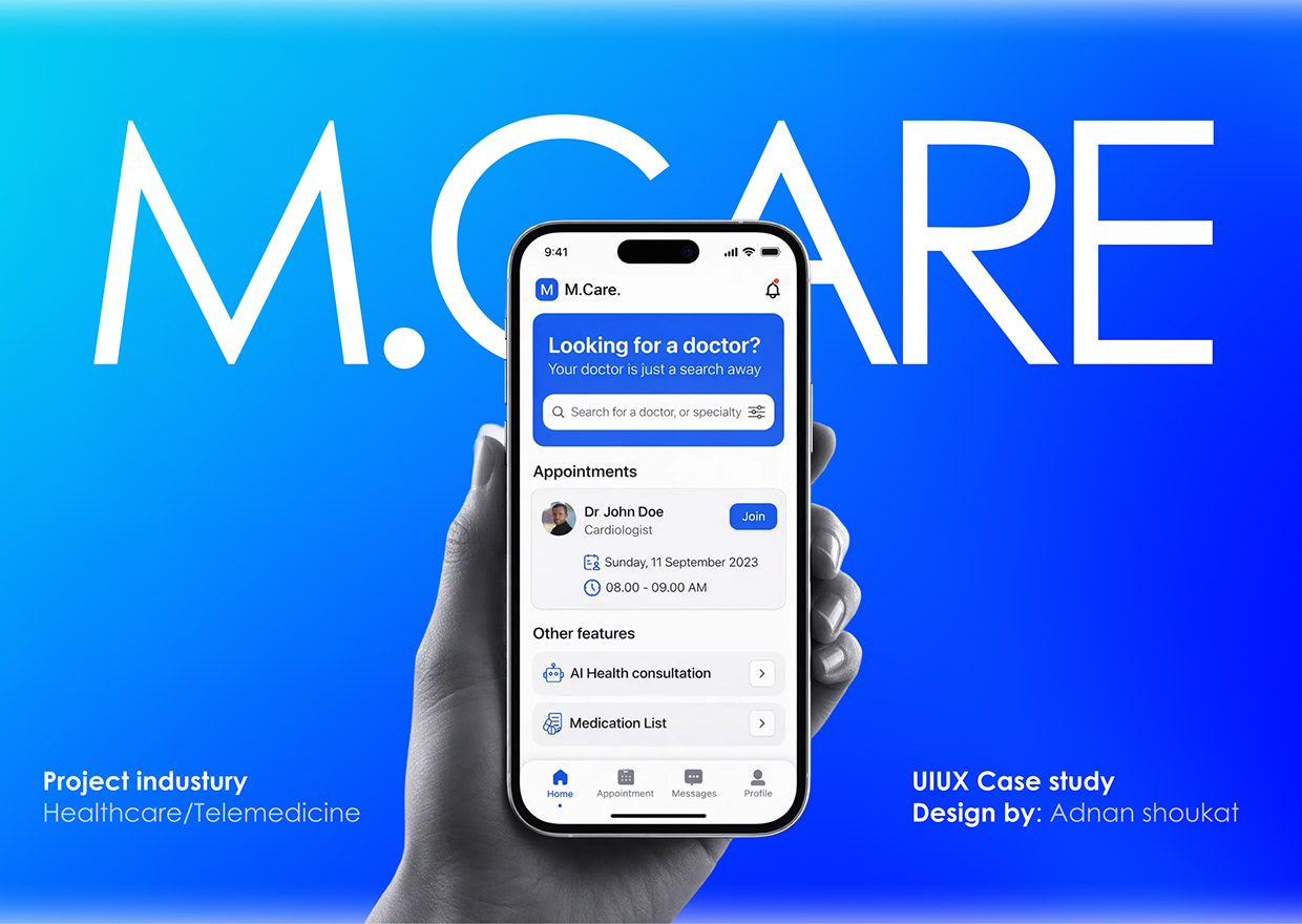 Telemedicine healthcare app case study