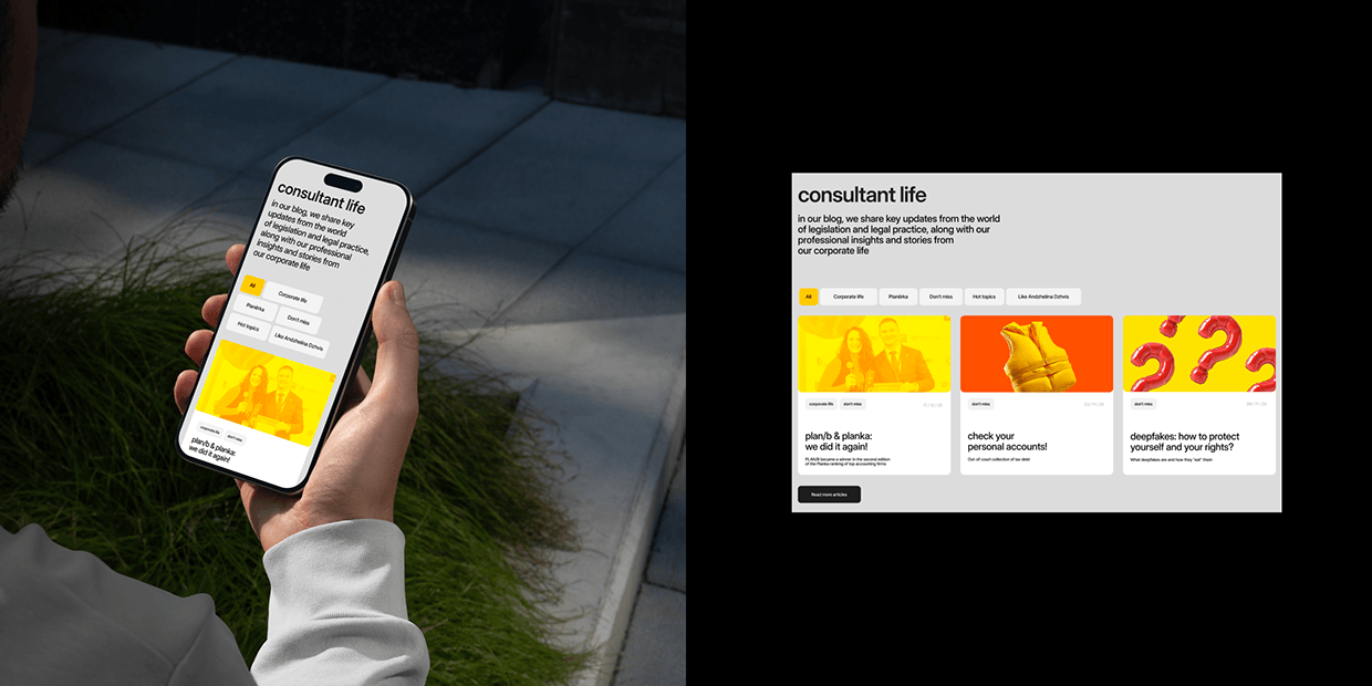 Plan B | Design for law–tax–finance team Image 7