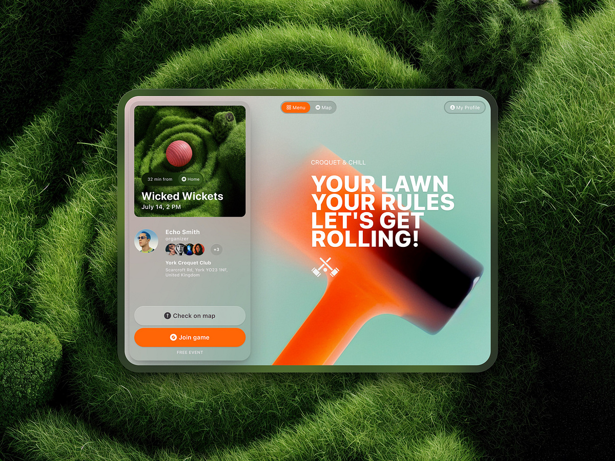 Croquet App Concept