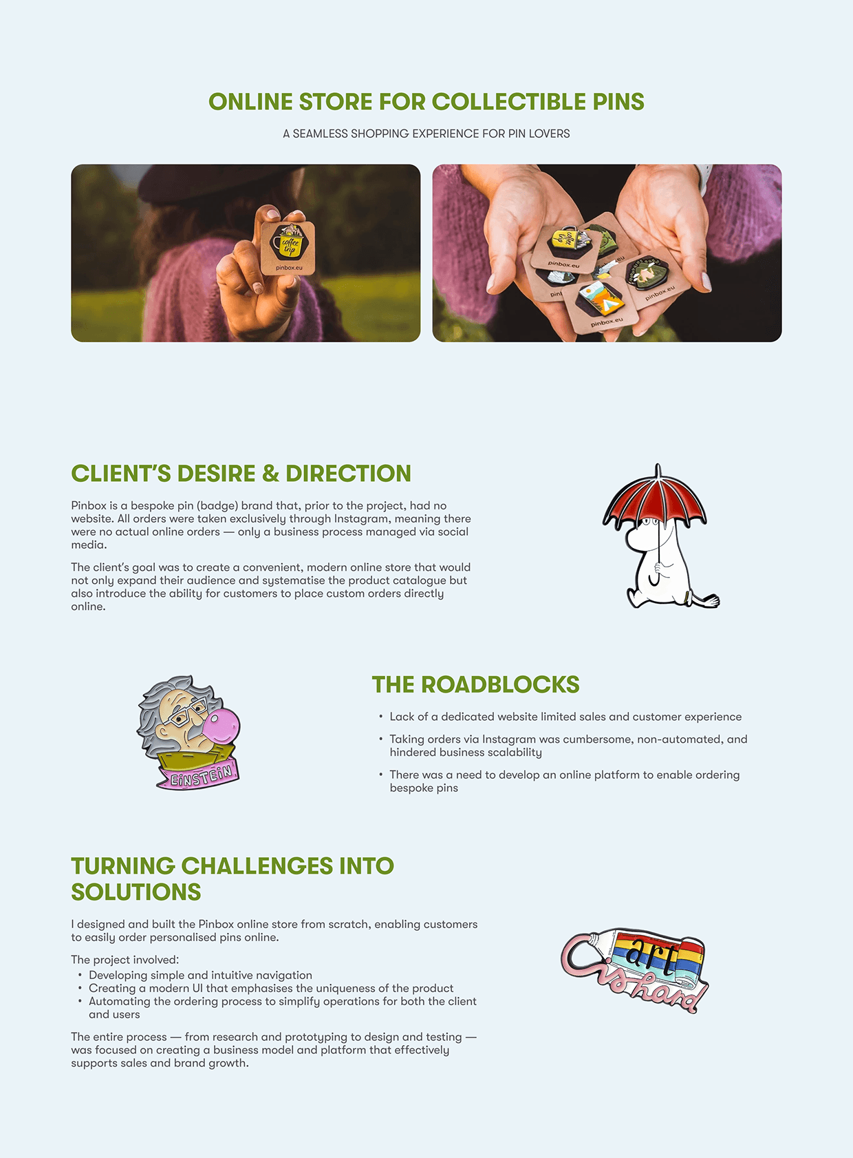 Pinbox – UI/UX for a Niche E-Commerce Brand Image 0