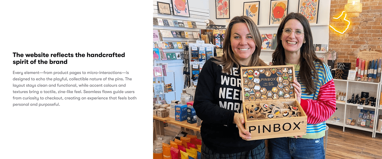 Pinbox – UI/UX for a Niche E-Commerce Brand Image 8