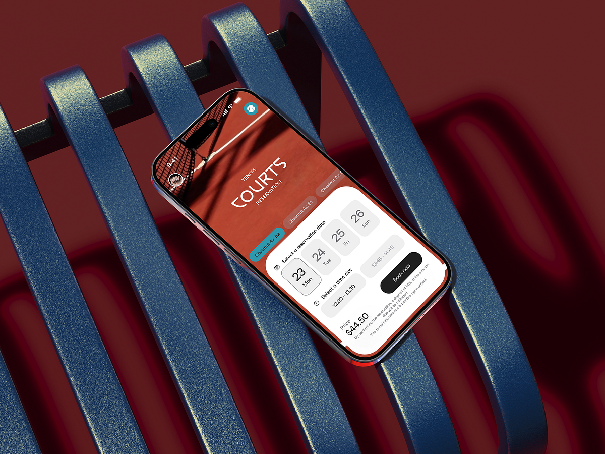 Tennis Courts Reservation App Image 0