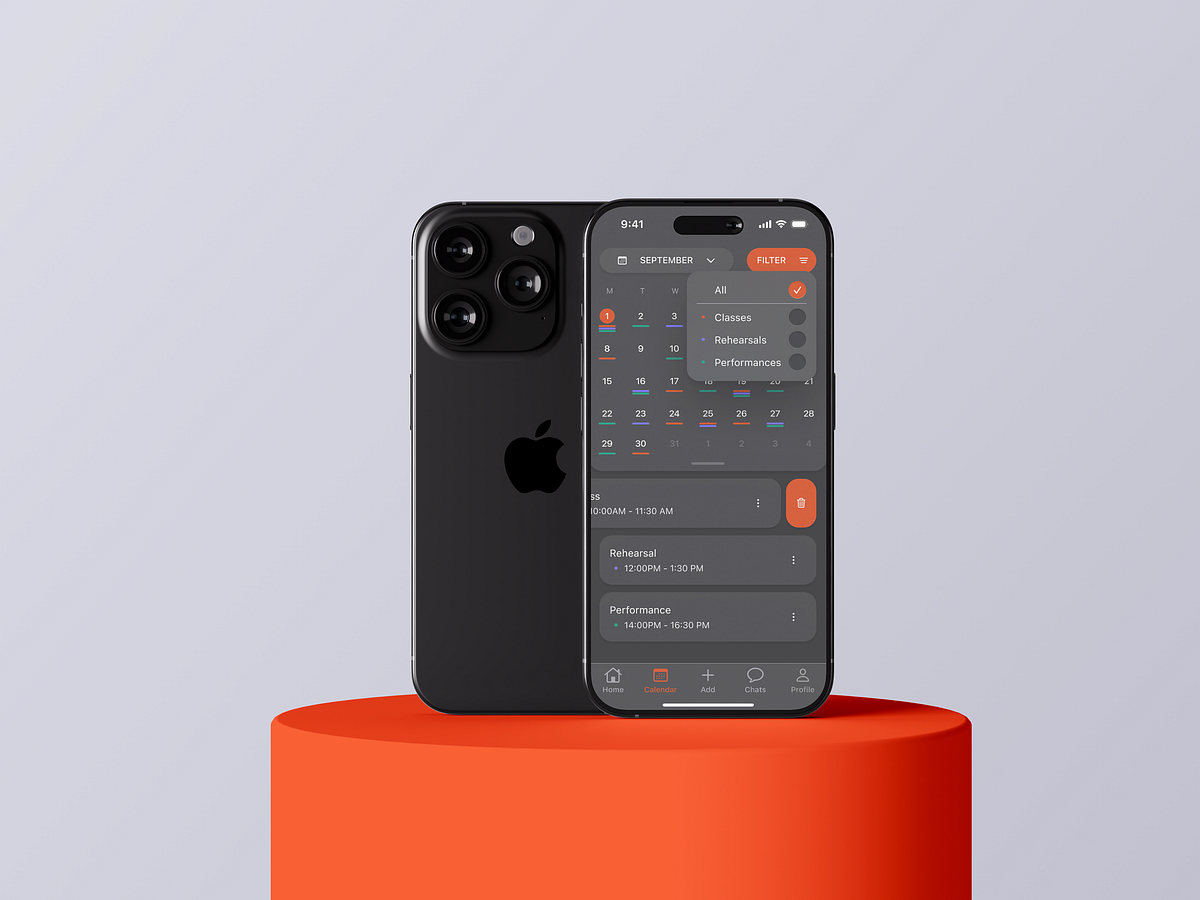 Calendar View for Band Management App Image 2