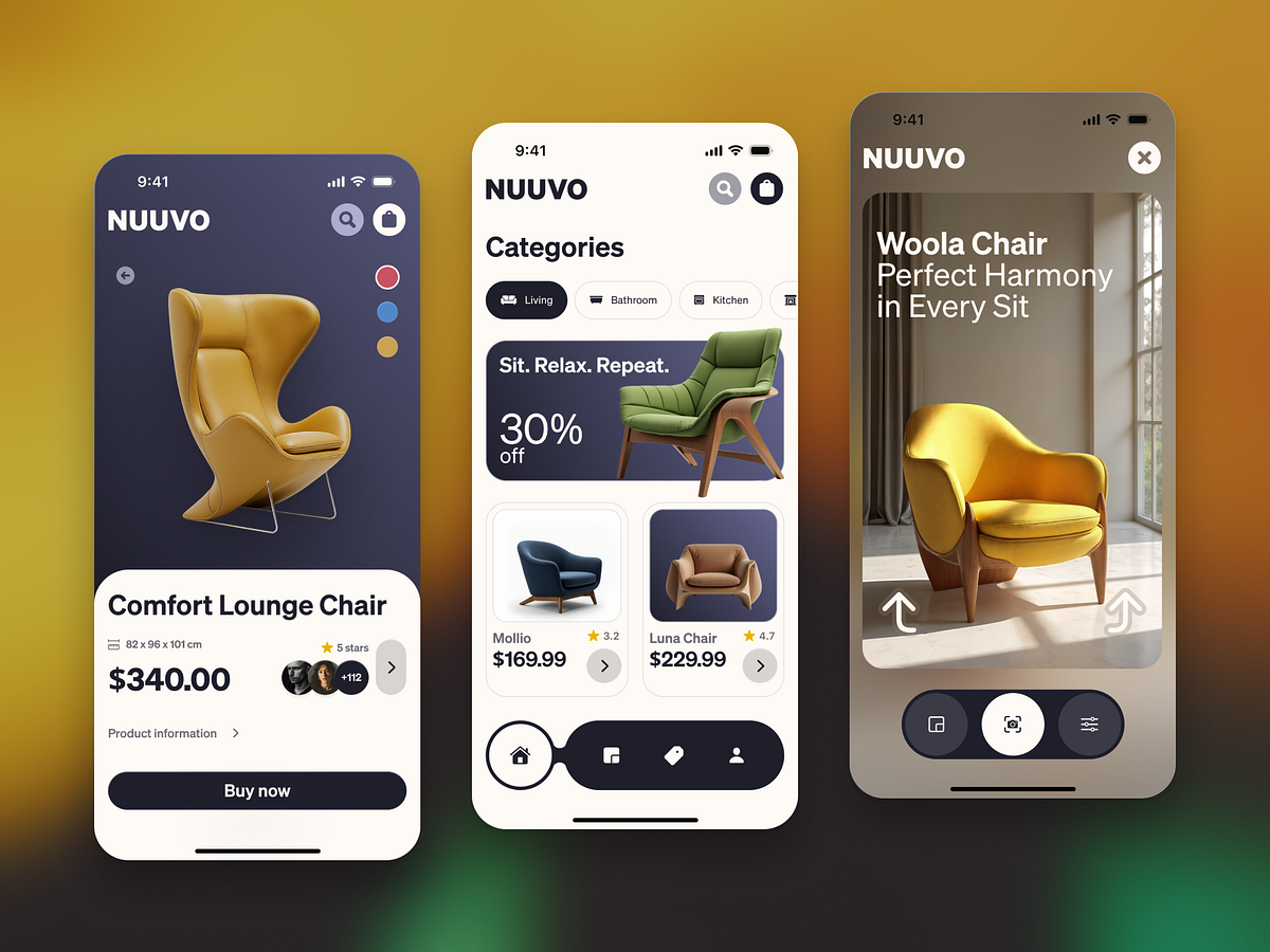 Nuuvo Furniture e-commerce App