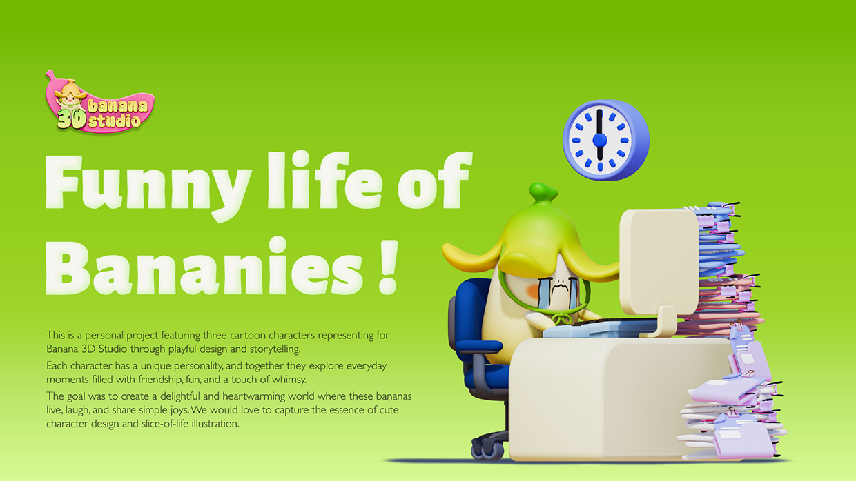 MASCOT 3D - Funny life of Bananies Image 1