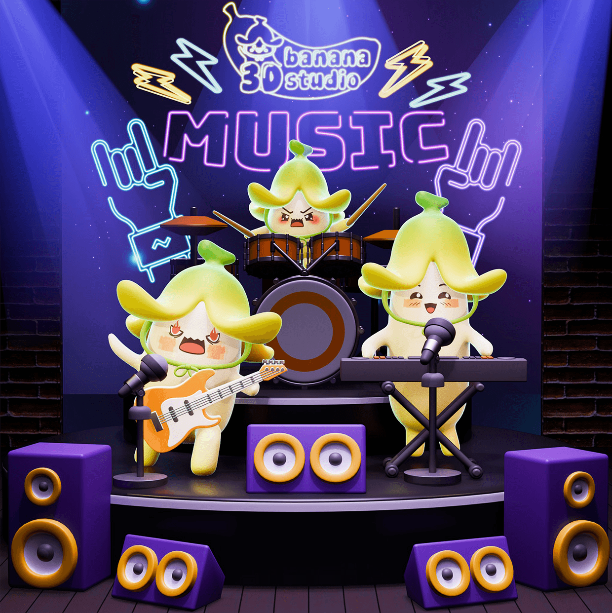 MASCOT 3D - Funny life of Bananies Image 17