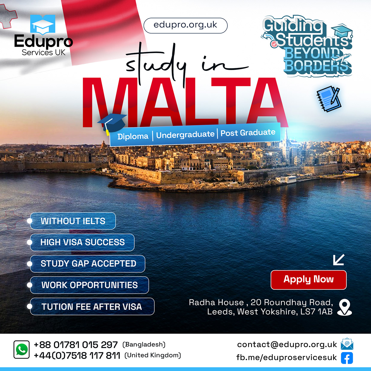 Study Abroad social media | Promotional Ads Image 3