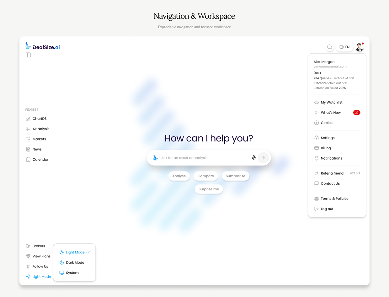 DealSize.ai — AI Trading Platform Image 4