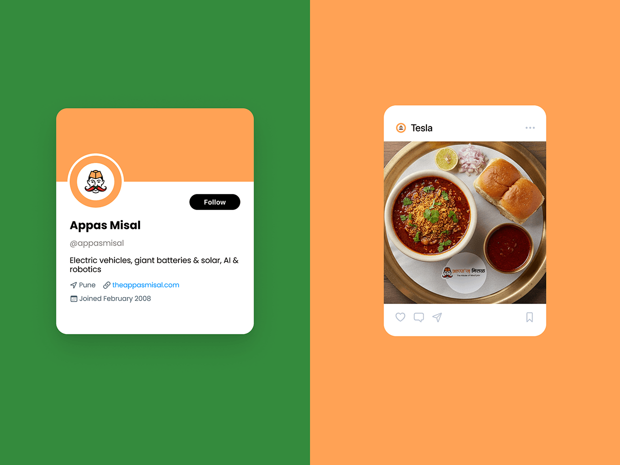 Appa’s Misal: Logo Design & Custom Mascot Image 2