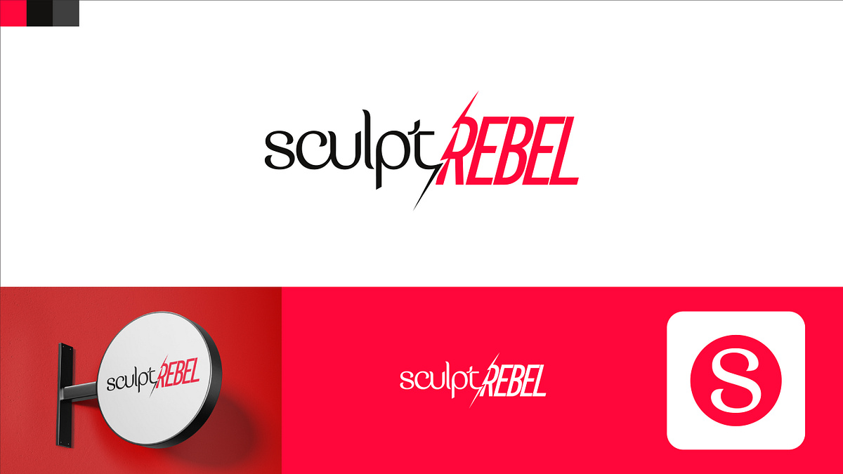 Logo Design: sculpt REBEL (Fitness & Lifestyle)