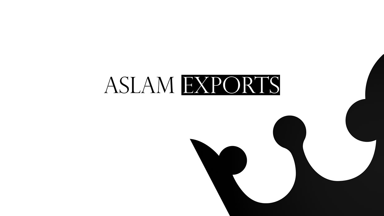 Crown of Excellence: The Aslam Exports Logo