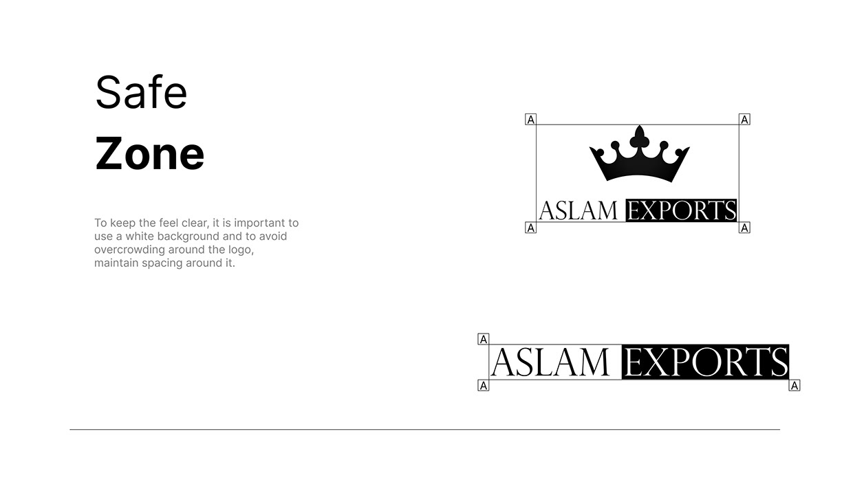 Crown of Excellence: The Aslam Exports Logo Image 6