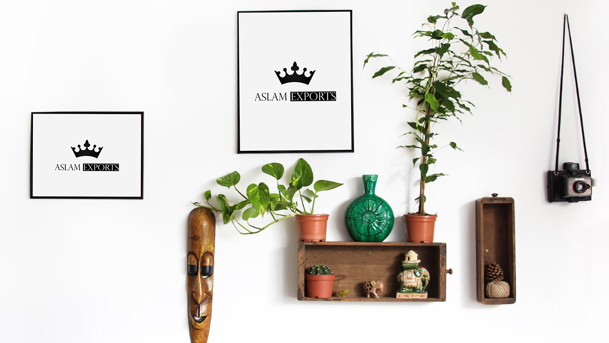 Crown of Excellence: The Aslam Exports Logo Image 7