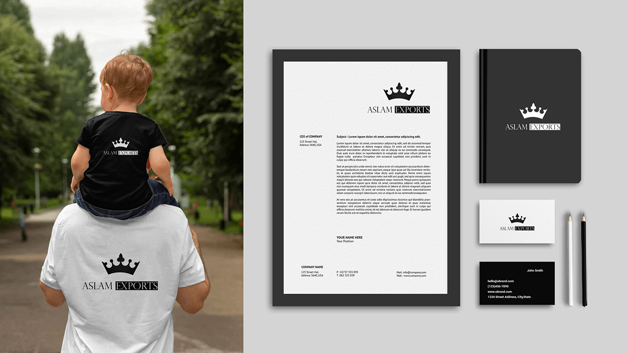Crown of Excellence: The Aslam Exports Logo Image 10
