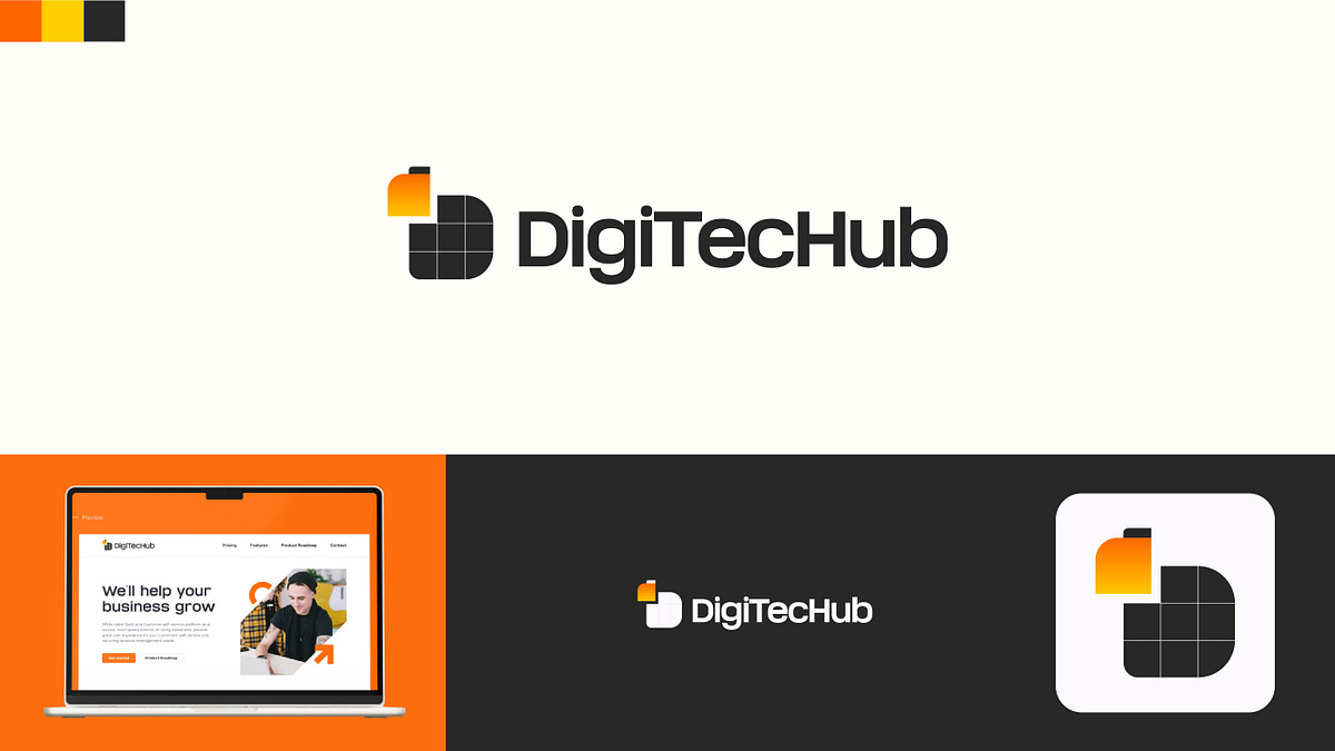 DigiTechHub — B2B SaaS Brand Identity