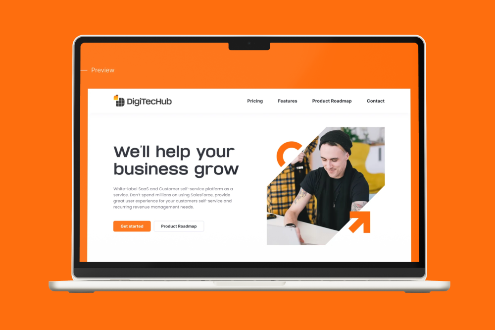 DigiTechHub — B2B SaaS Brand Identity Image 0