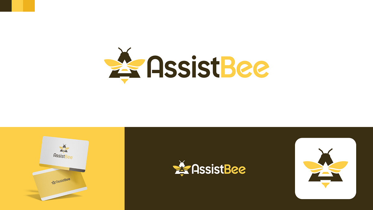 AssistBee — Icon & Wordmark