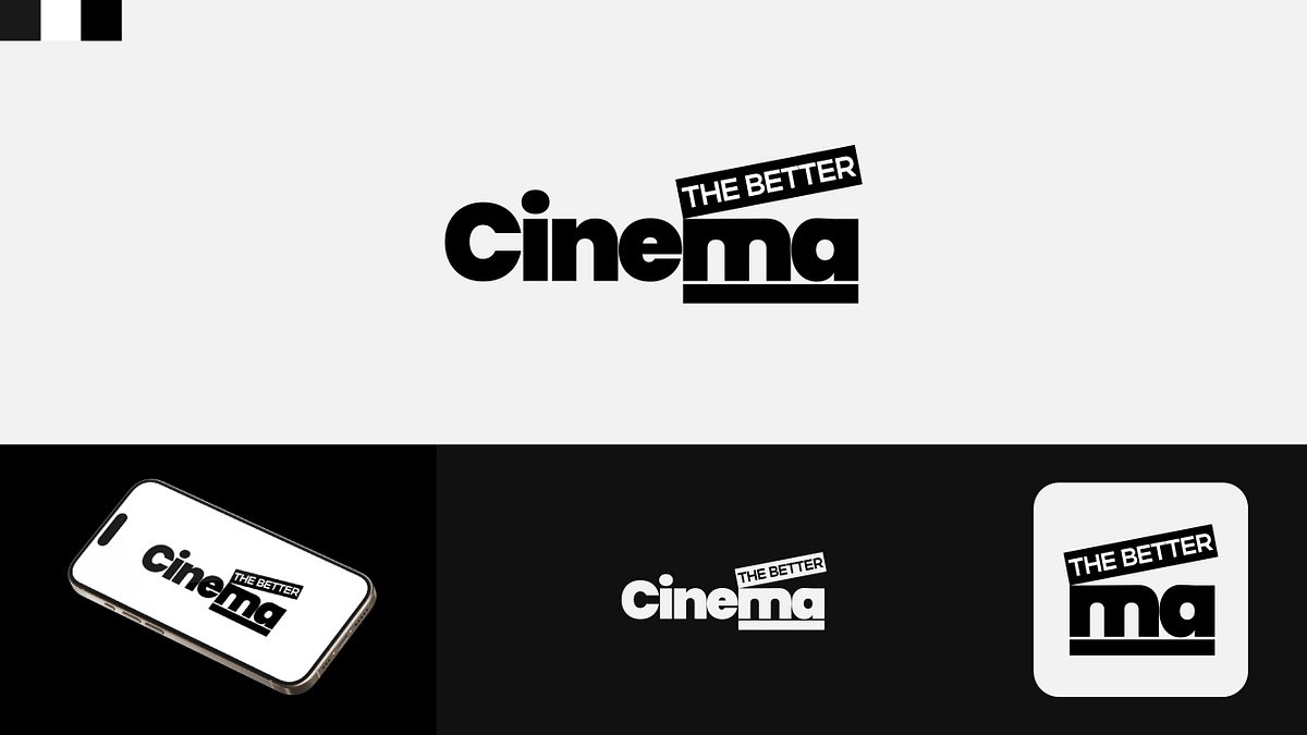 The Better Cinema — Wordmark Concept
