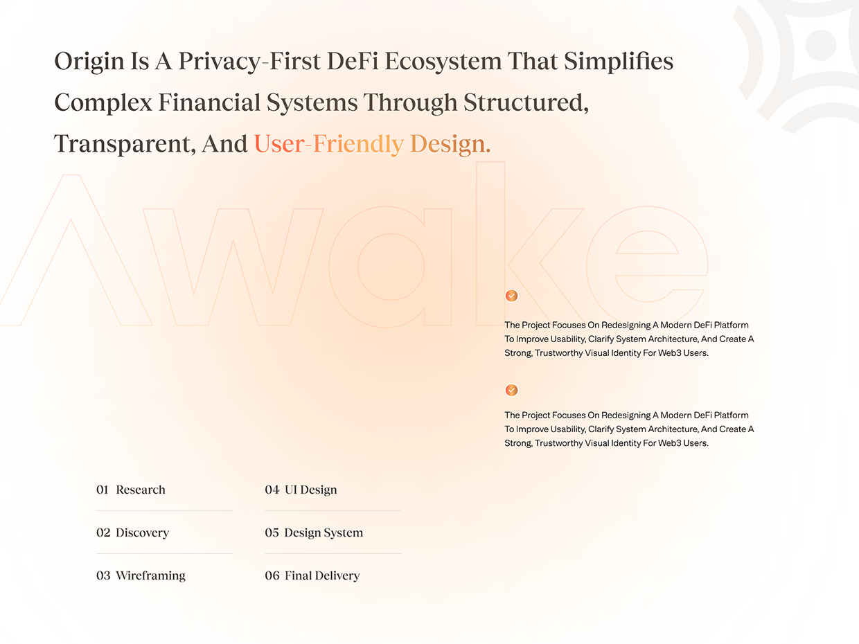 Crypto Defi Ecosystem Website Design Image 2
