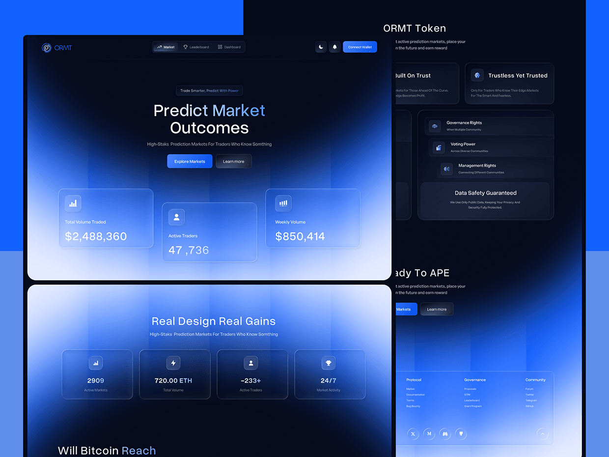 Crypto Prediction Market & Trading Platform Image 0