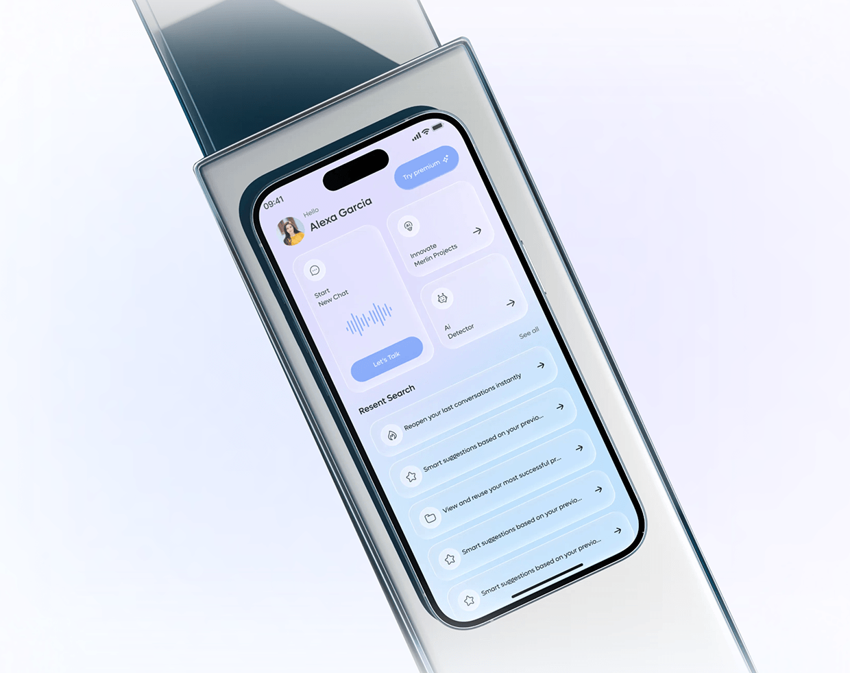 AI Mobile App Design Image 2