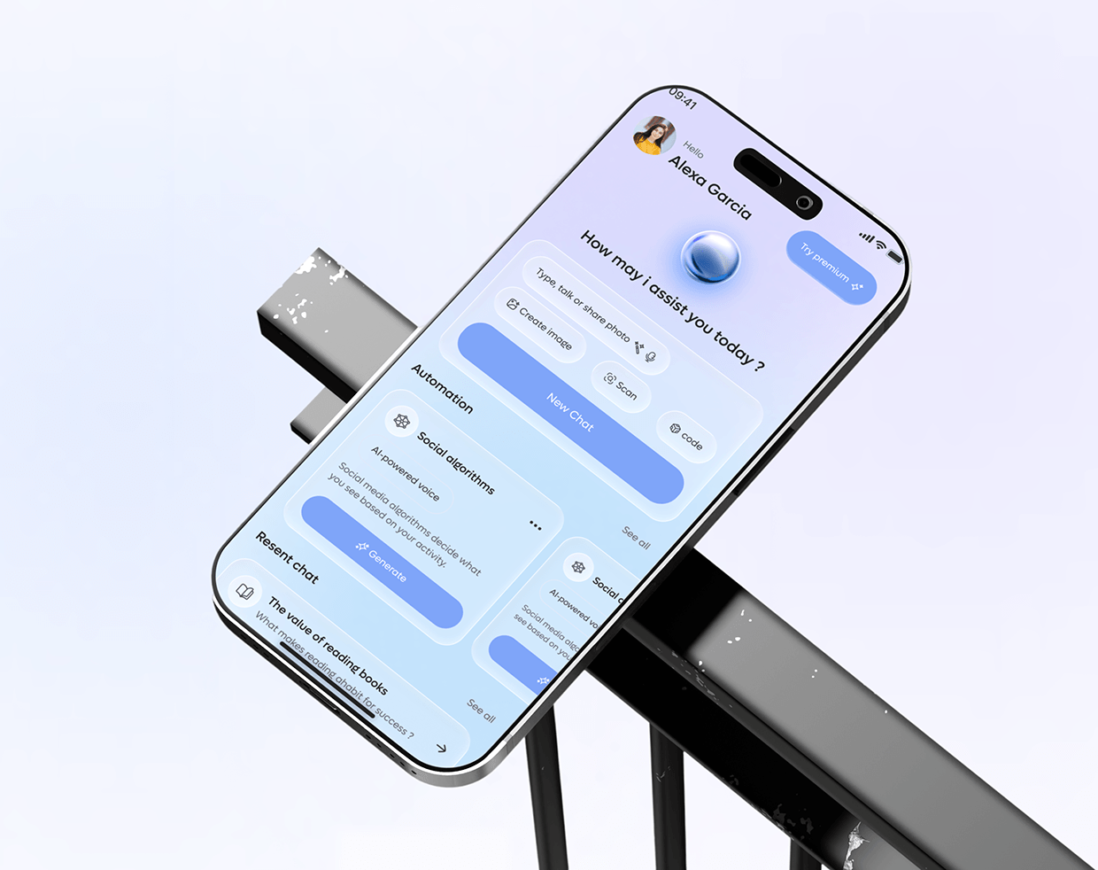 AI Mobile App Design Image 5