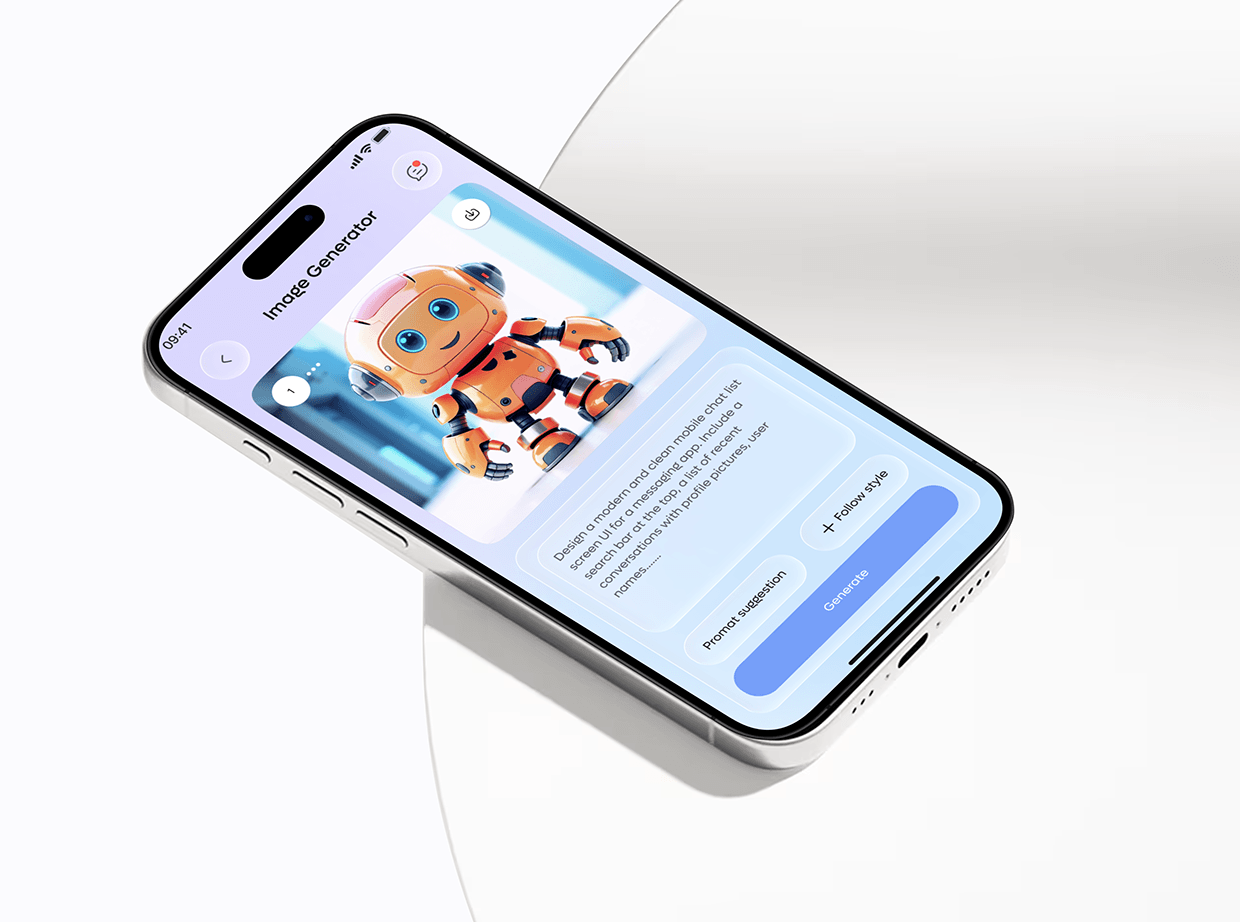 AI Mobile App Design Image 11