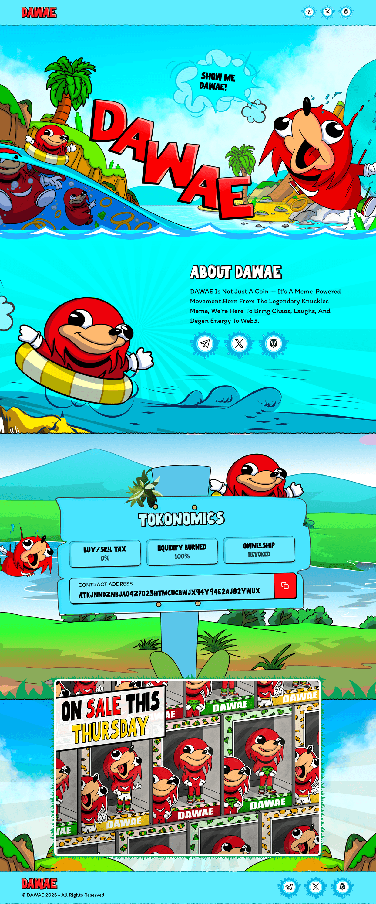 Meme Token Landing Page Image 0