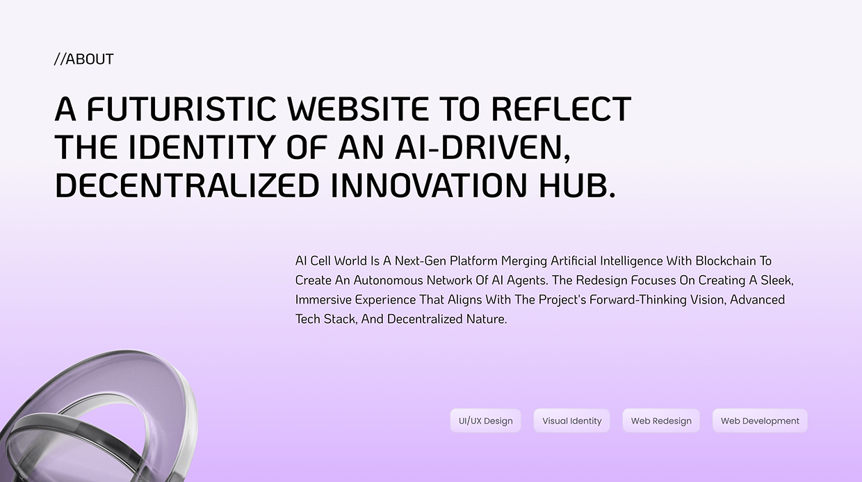 Aicell World — AI-Powered Civilization Website Redesign Image 0