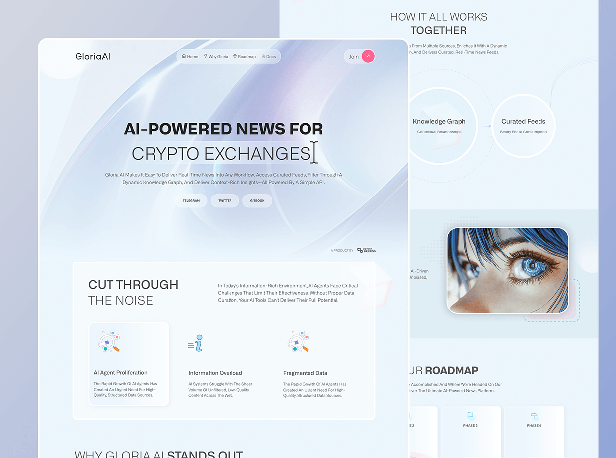 AI Agent Landing Page Design Image 1