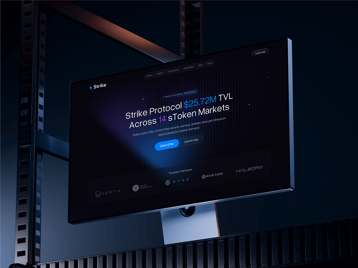 Decentralized Finance Dashboard Design Image 0