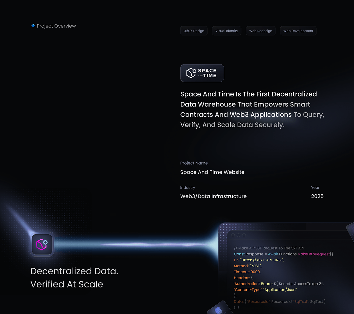Blockchain & Web3 Data APIs Website Image 0