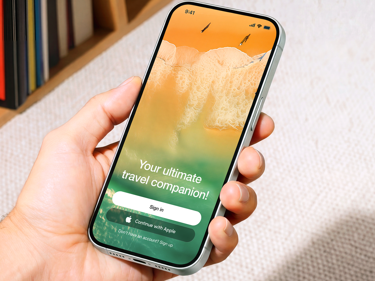 Travel app design Image 2