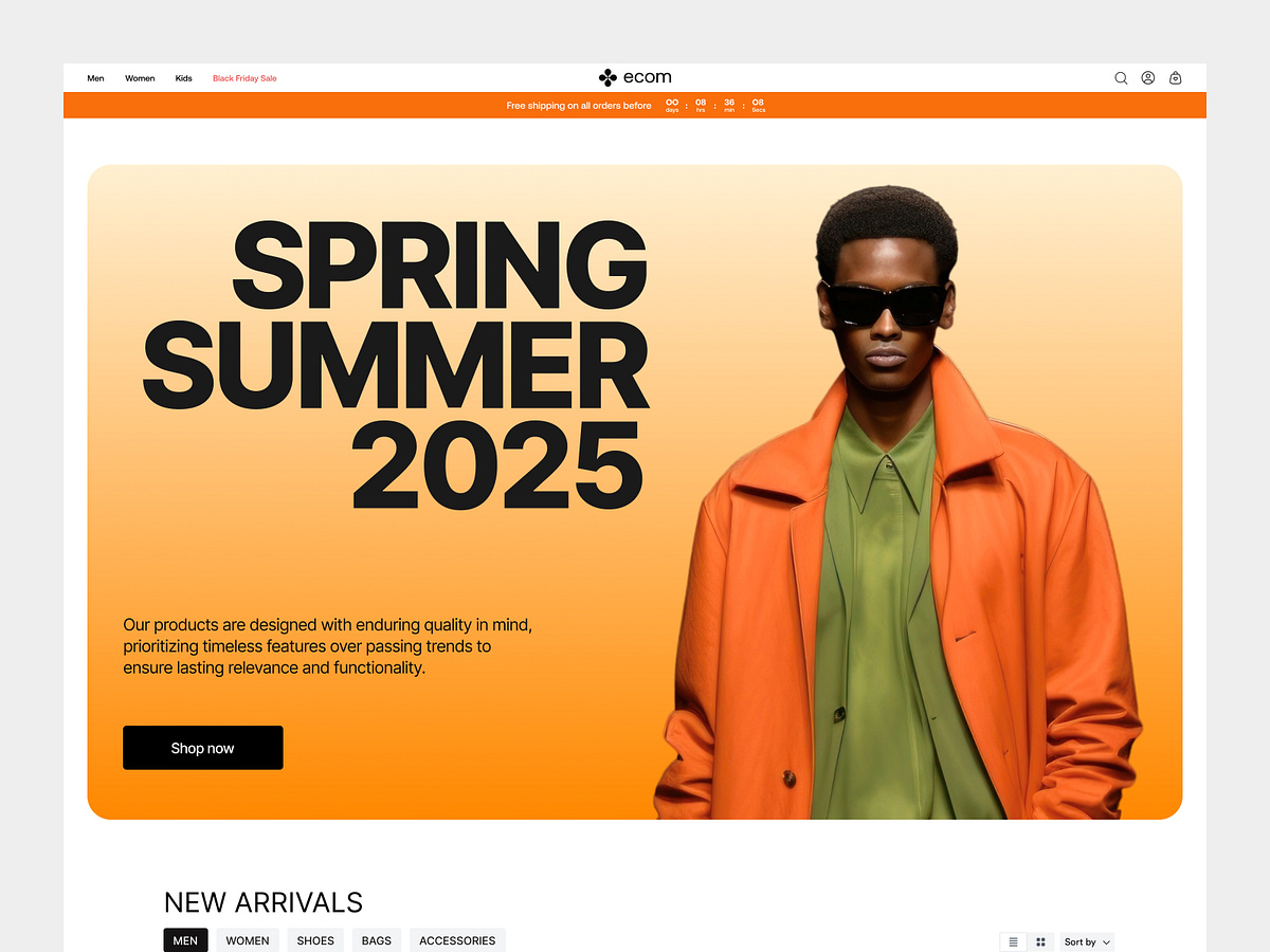 eCommerce Hero Section Image 0
