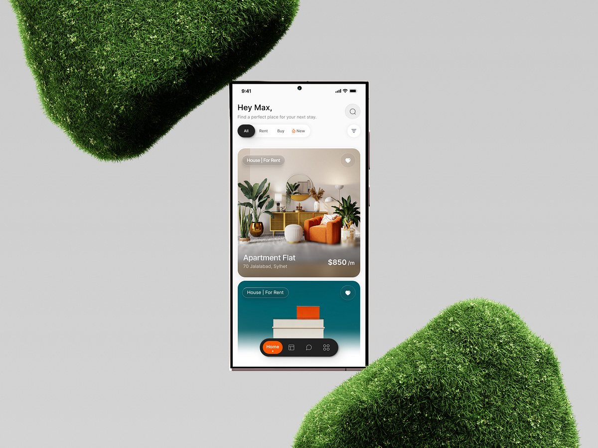 Real Estate Mobile App Design Image 0