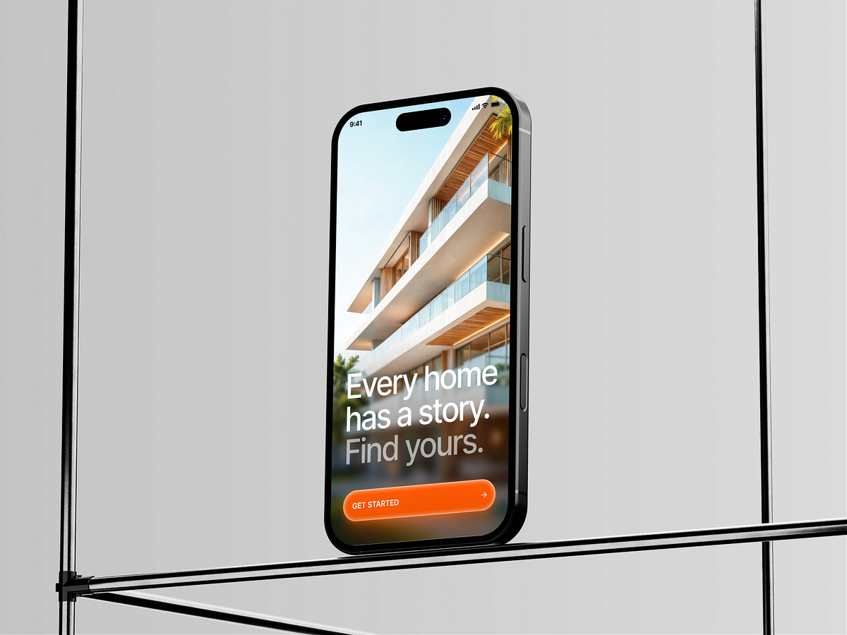 Real Estate Mobile App Design Image 1