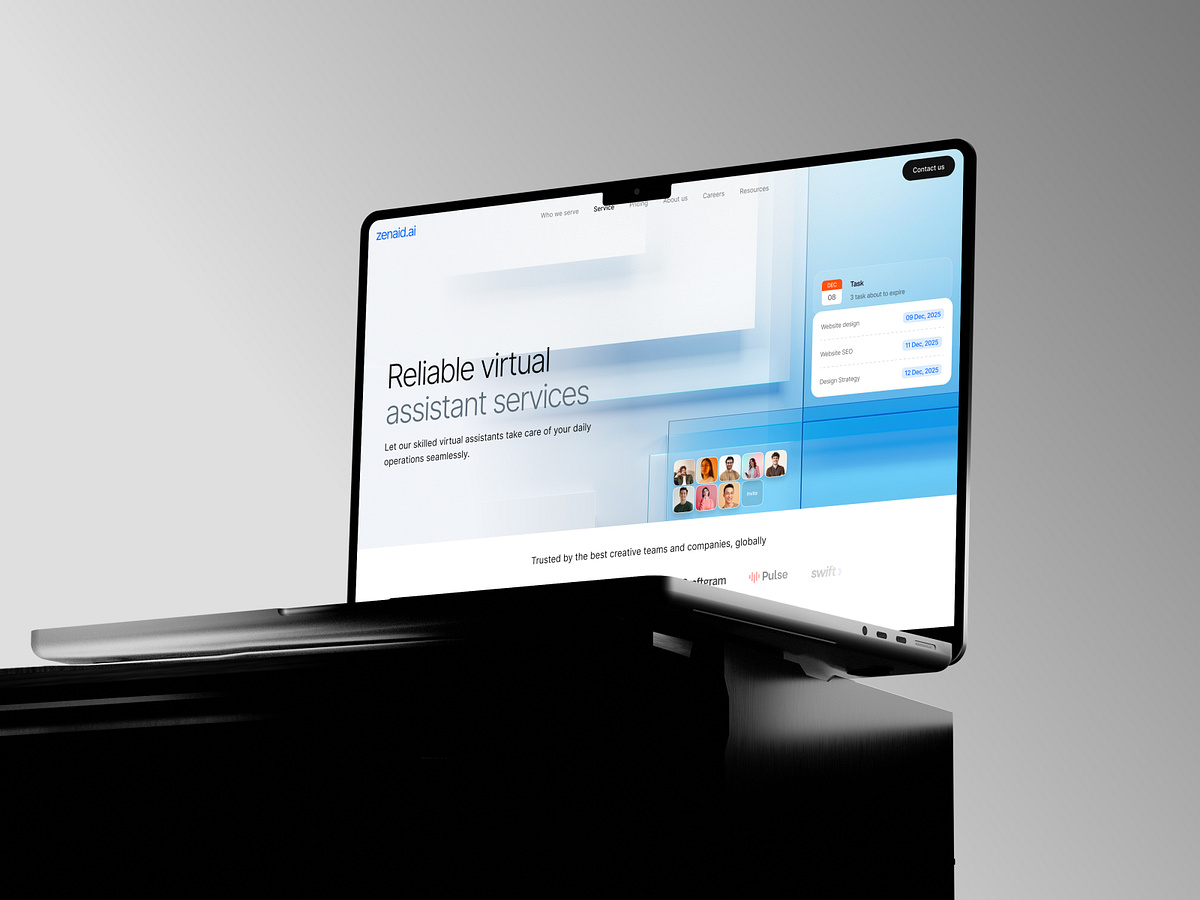 Service page - Virtual assistant website Image 1