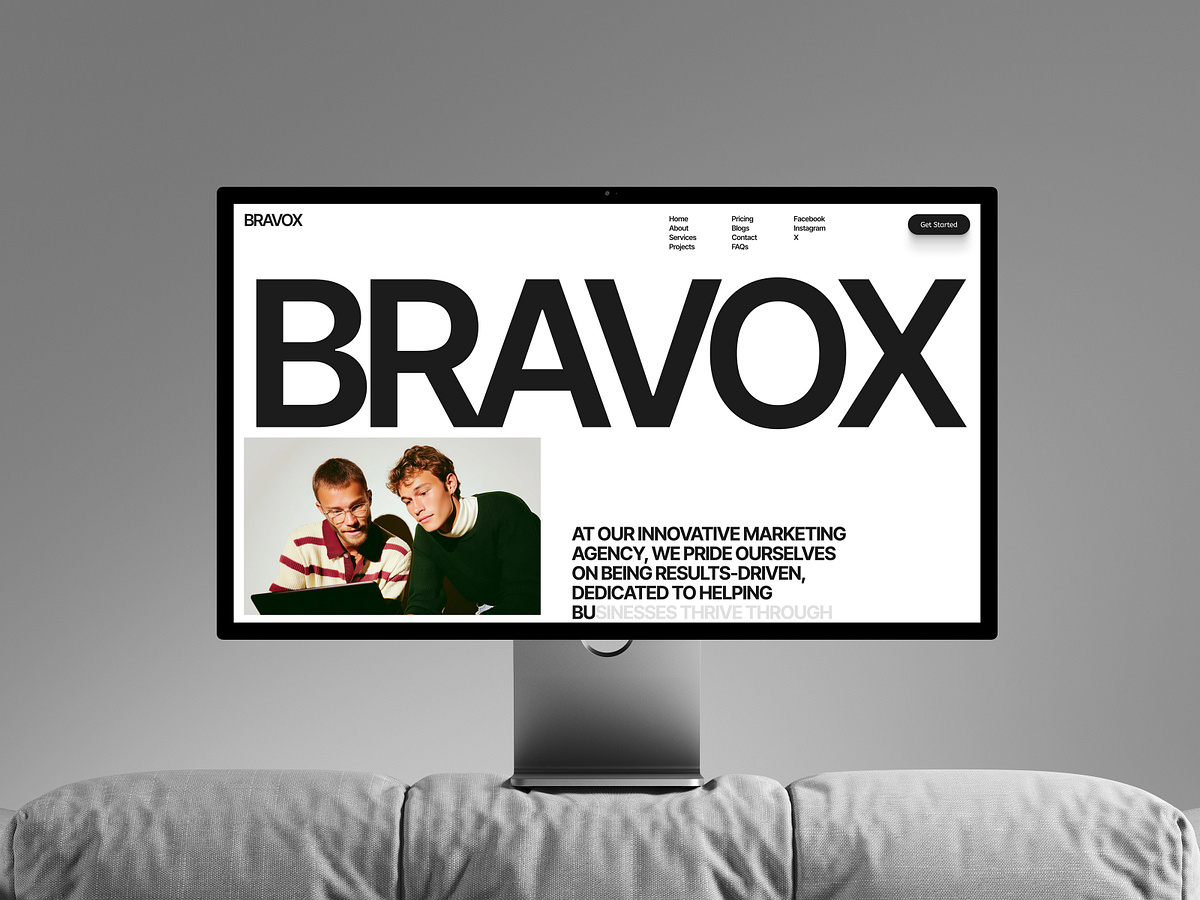 About Us - Portfolio & Agency Website Design Image 1