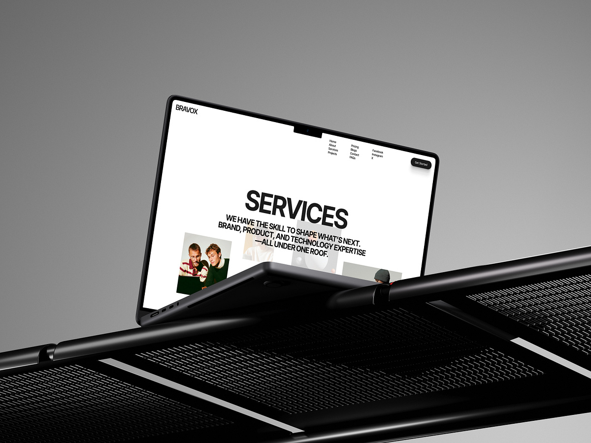 Service Page - Portfolio & Agency Website Image 1