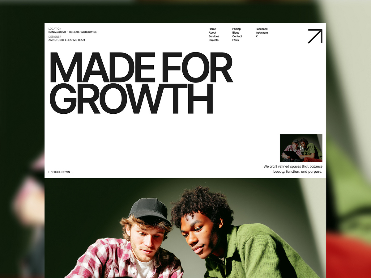 Portfolio & Agency Website Design Image 0